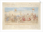 Sir Francis Hopkins Bt., Knight of the Burning Tower and Richard Lechmere, Knight of the Red Rose/ The Rose of Lancaster, 1839 by James Henry Nixon