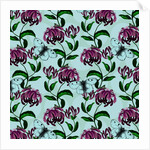 Honeysuckle with Clouded Apollo Butterfly, 2017 by Andrew Watson