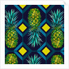 Pineapple geometric tile, 2018 by Andrew Watson