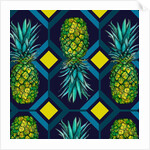 Pineapple geometric tile, 2018 by Andrew Watson
