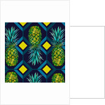 Pineapple geometric tile, 2018 by Andrew Watson