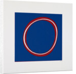 Red Circle on Blue, 2012 by Alex Dunn