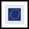 Red Circle on Blue, 2012 by Alex Dunn
