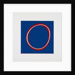 Red Circle on Blue, 2012 by Alex Dunn