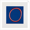 Red Circle on Blue, 2012 by Alex Dunn