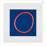 Red Circle on Blue, 2012 by Alex Dunn