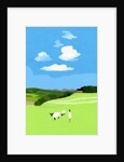 Prairie and sheep, 2017 by Hiroyuki Izutsu