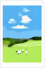 Prairie and sheep, 2017 by Hiroyuki Izutsu