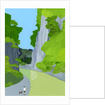 A man fishing in a valley, 2017 by Hiroyuki Izutsu