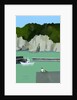 Dogs and people staring at the harbor, 2016 by Hiroyuki Izutsu