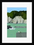 Dogs and people staring at the harbor, 2016 by Hiroyuki Izutsu