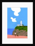 Lighthouse, dog and boys, 2016 by Hiroyuki Izutsu