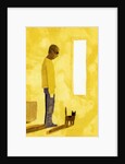 The room where the move-off has finished. A man with a cat, 2017 by Hiroyuki Izutsu