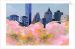 New York and cherry blossoms, 2016 by Hiroyuki Izutsu