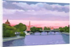 Sunset in Paris, the Seine river, 2015 by Hiroyuki Izutsu