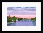 Sunset in Paris, the Seine river, 2015 by Hiroyuki Izutsu