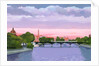Sunset in Paris, the Seine river, 2015 by Hiroyuki Izutsu
