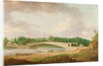 Upper Ferry Bridge at Fairmount by Thomas Birch