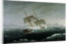 Sailing Vessel in a Heavy Sea by Thomas Birch