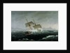 Sailing Vessel in a Heavy Sea by Thomas Birch