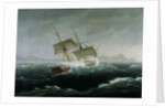 Sailing Vessel in a Heavy Sea by Thomas Birch