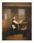 Howell Evans and his Printing Shop, 1844 by Robert Street