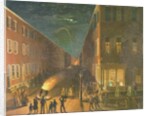 Election Night Bonfire, 1864 by Bernard Uhle