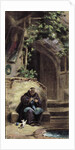 Knitting Monk by Carl Spitzweg