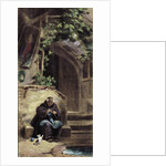 Knitting Monk by Carl Spitzweg