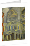St Paul's Cathedral reflected, 2015 by Cosima Duggal