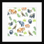 Woodland Animals, 2017 by Elizabeth Rider