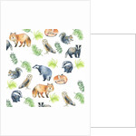 Woodland Animals, 2017 by Elizabeth Rider