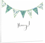 Hooray Bunting, 2018 by Elizabeth Rider