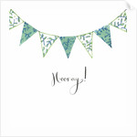 Hooray Bunting, 2018 by Elizabeth Rider