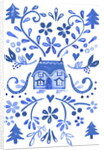 Blue Cottage, 2017 by Elizabeth Rider
