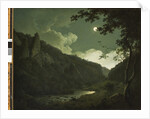Dovedale by Moonlight, c.1784-85 by Joseph Wright of Derby