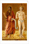 St. John the Baptist and St. Sebastian, c.1450-70 by Giovanni Boccati or Boccatto