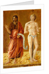 St. John the Baptist and St. Sebastian, c.1450-70 by Giovanni Boccati or Boccatto