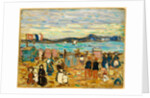 Bathing Tents, St. Malo, 1907 by Maurice Brazil Prendergast