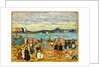 Bathing Tents, St. Malo, 1907 by Maurice Brazil Prendergast