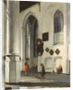 Interior of the Old Church at Delft, 1653/55 by Emanuel de Witte