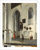 Interior of the Old Church at Delft, 1653/55 by Emanuel de Witte