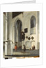 Interior of the Old Church at Delft, 1653/55 by Emanuel de Witte