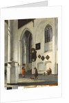 Interior of the Old Church at Delft, 1653/55 by Emanuel de Witte