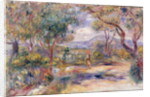 Paysage a Cannes c.1914 by Pierre Auguste Renoir