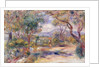 Paysage a Cannes c.1914 by Pierre Auguste Renoir