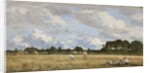 Haymaking, c.1870-90 by Eugene Louis Boudin
