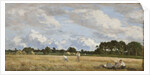 Haymaking, c.1870-90 by Eugene Louis Boudin