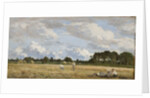 Haymaking, c.1870-90 by Eugene Louis Boudin