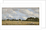 Haymaking, c.1870-90 by Eugene Louis Boudin